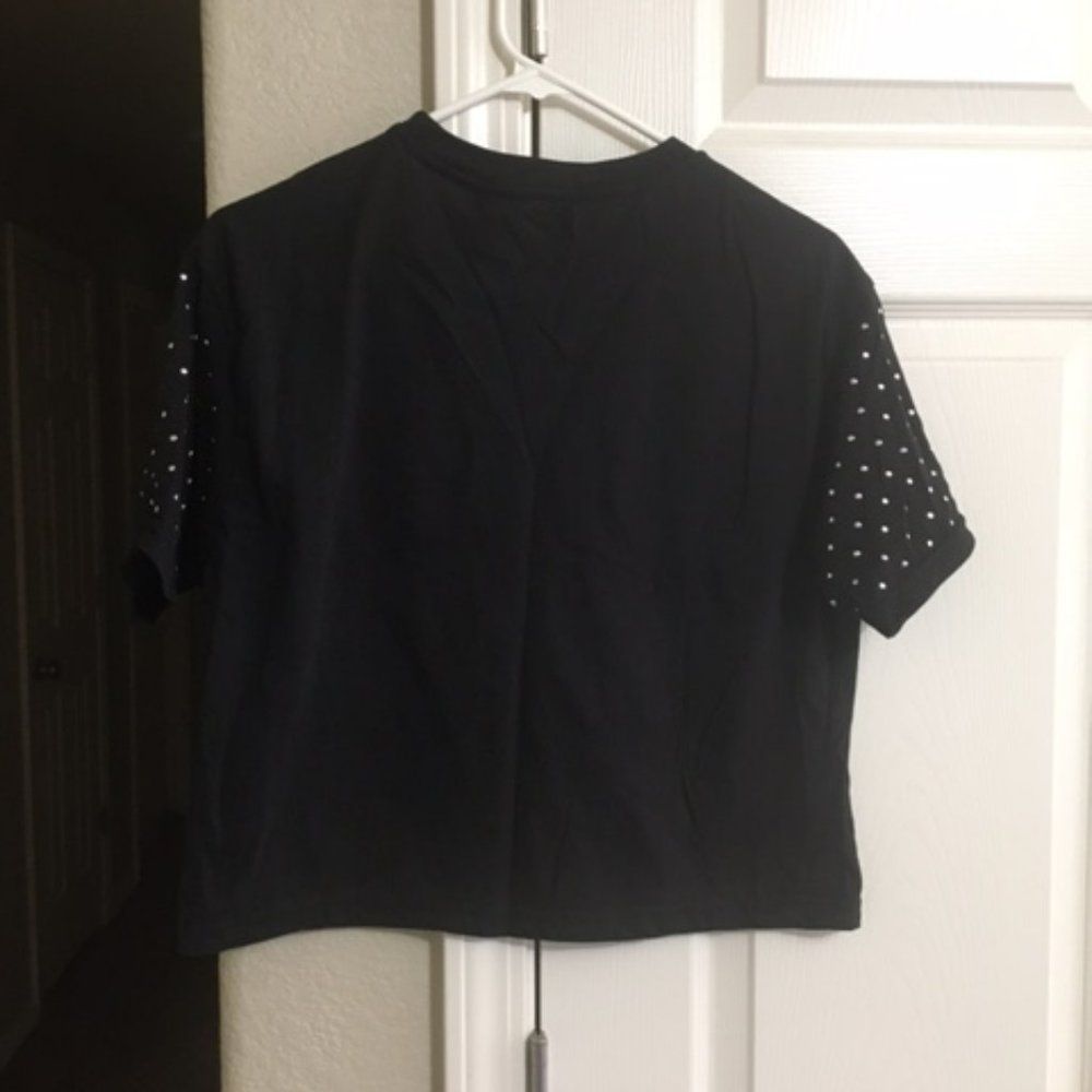 Women's AC/DC Tee--Black--Size L - Picture 3 of 3